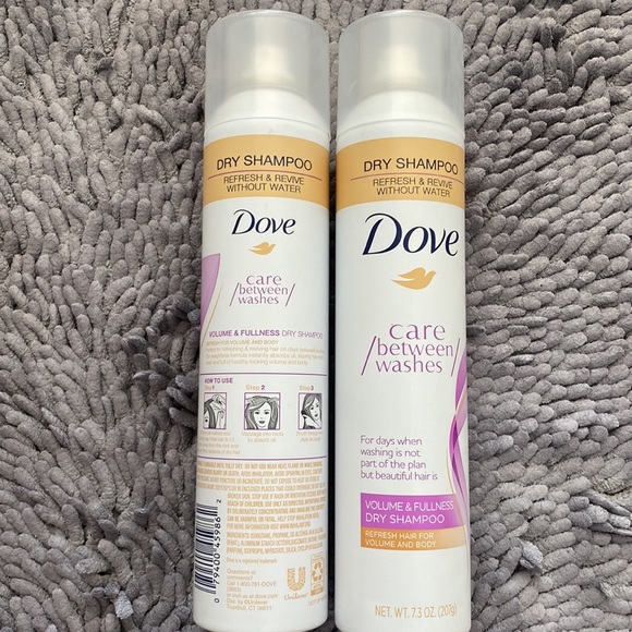 NEW SET DOVE VOLUME and FULLNESS DRY SHAMPOO JUMBO SIZE SOLD OUT - Picture 3 of 3